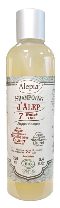 Shampoing d'Alep Aloe Vera aux 7 huiles