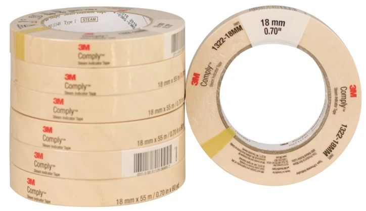 Ruban indicateur autoclave 3M™ COMPLY™
