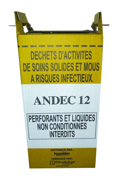Caisse en carton avec sac intérieur