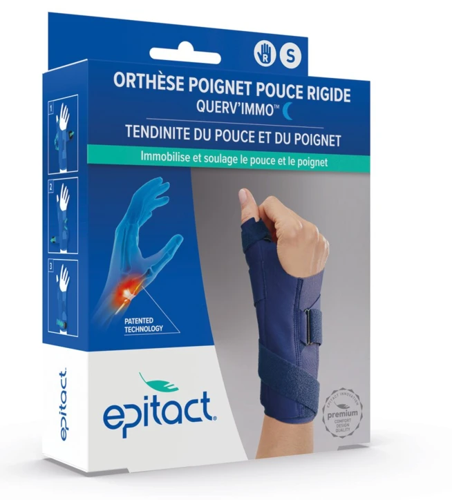 Orthèse poignet rigide QUERV’IMMO™ EPITACT®