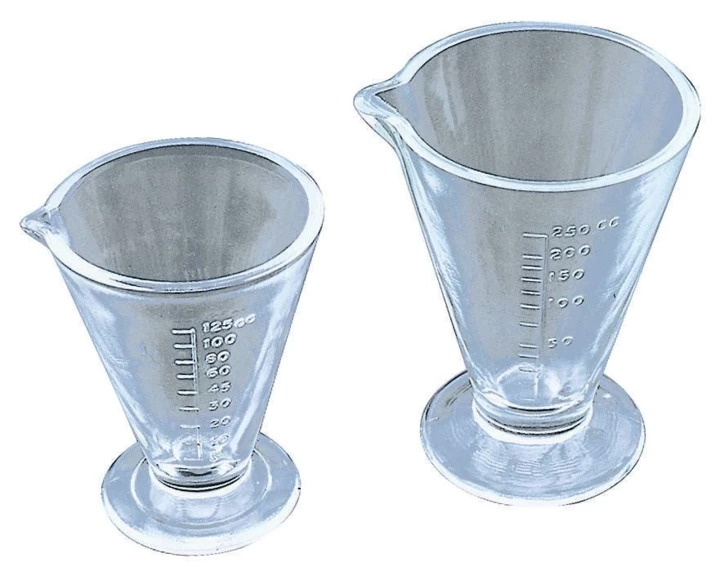 Verre à expérience gradué