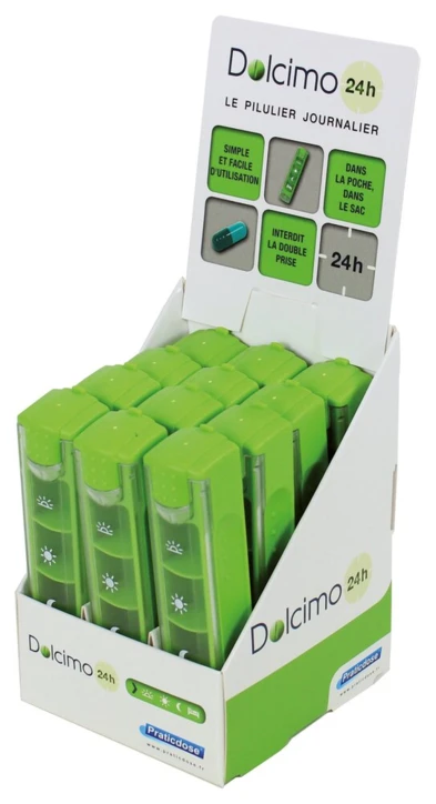 Présentoir pilulier DOLCIMO 24h