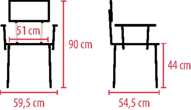 Chaise en bois KOMOD