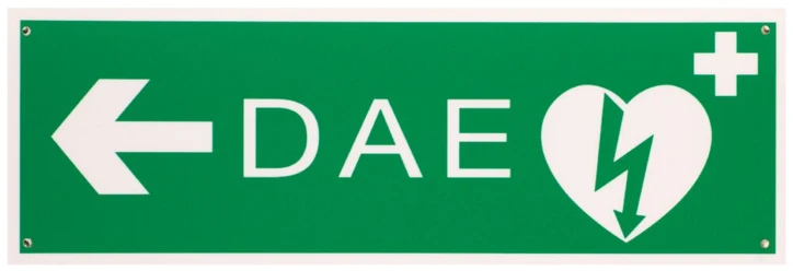 Panneaux de signalisation pour défibrillateur
