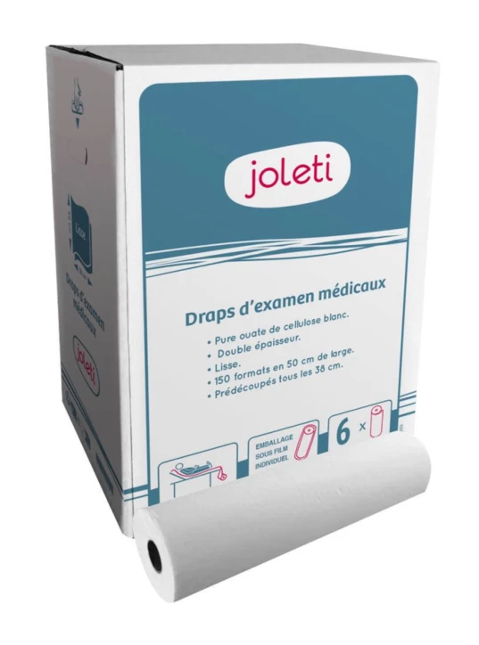 Drap d'examen pure ouate 36 g/m² JOLETI