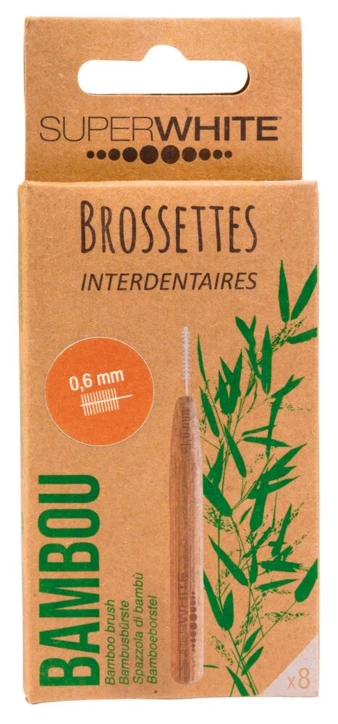 Brossette interdentaire en bambou SUPERWHITE