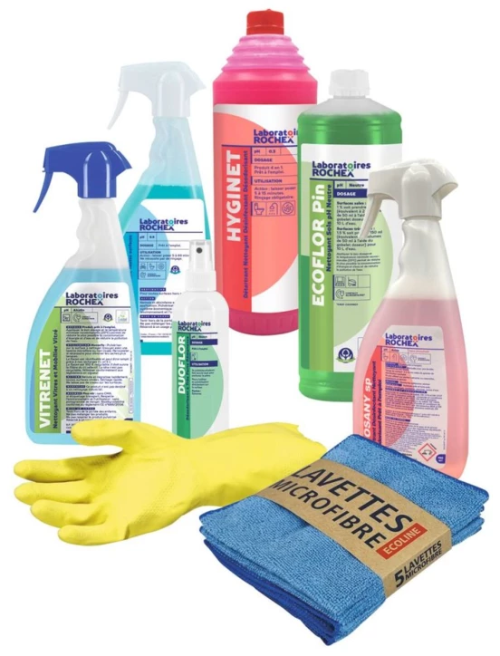 Kit de nettoyage bureaux & sanitaires JOLETI