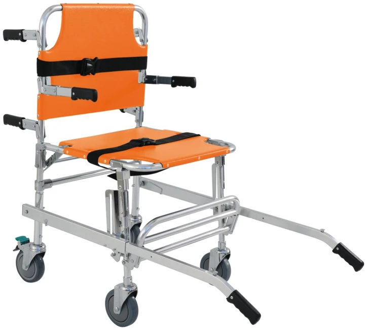 Chaise d'évacuation à 4 roues