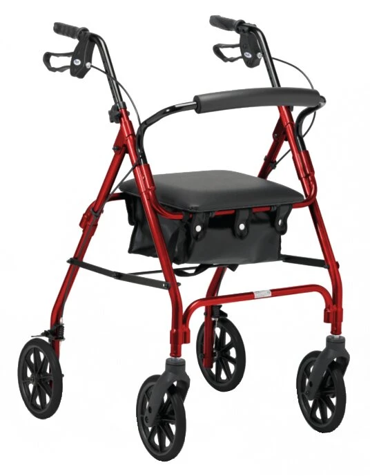 Rollator pliable ultra léger 4 roues