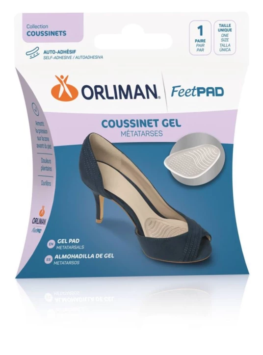 Coussinet gel métatarse Orliman FeetPAD®