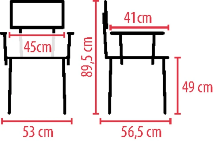 Chaise garde-robe fixe SITIS