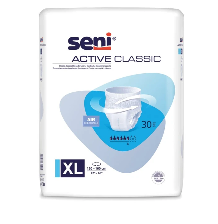 Slip absorbant élastiqué SENI active