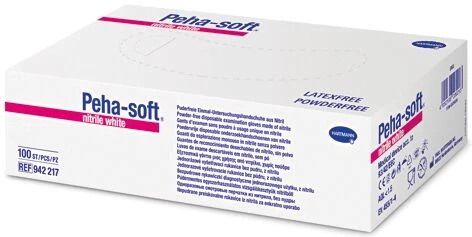 Gant PEHA-SOFT® NITRILE WHITE Non stérile