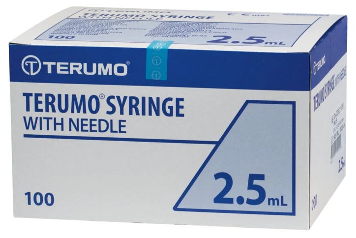 Seringue 3 pièces avec aiguille