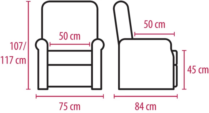 Fauteuil releveur ZURICH - 2 moteurs