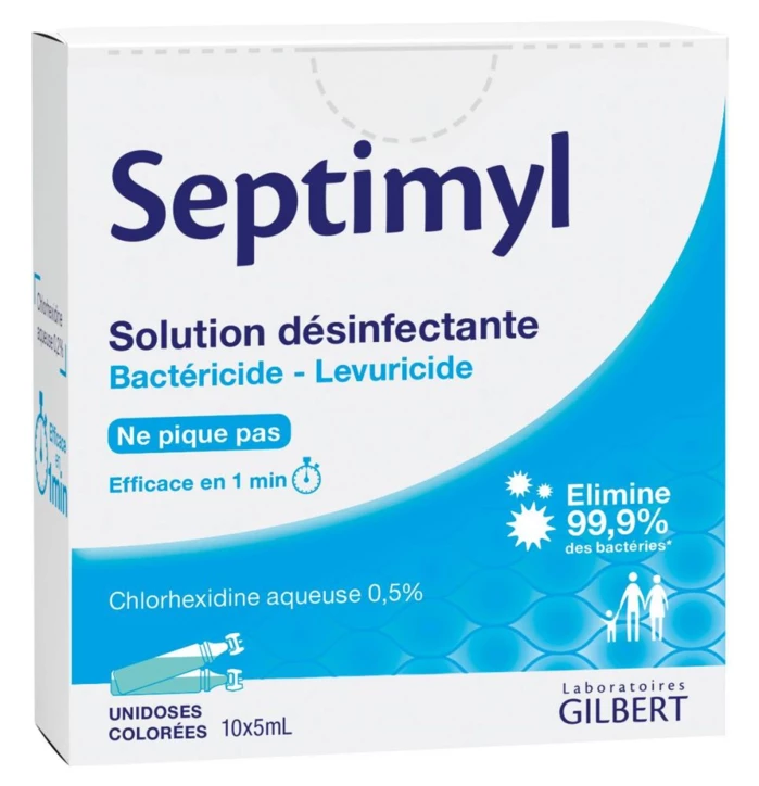 Chlorhexidine aqueuse 0,5 % SEPTIMYL