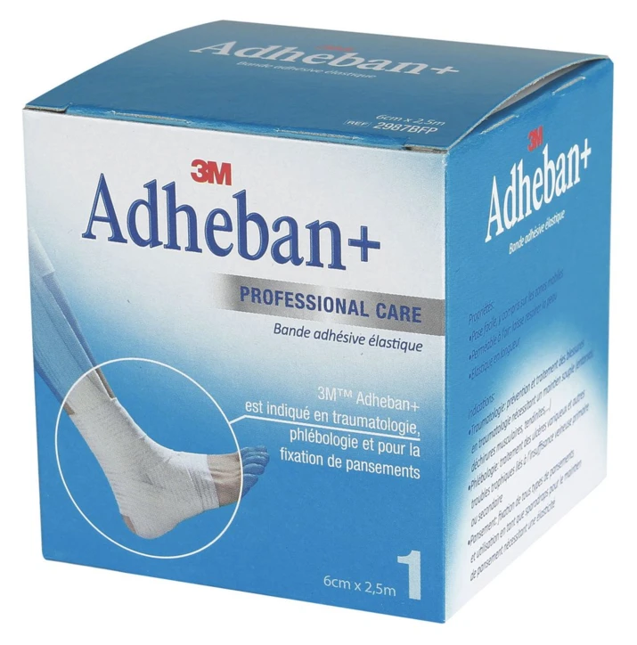 Bande élastique adhésive ADHEBAN+