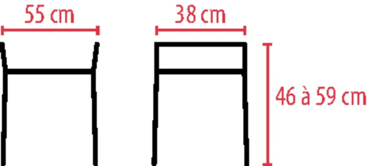 Tabouret de douche DAYS