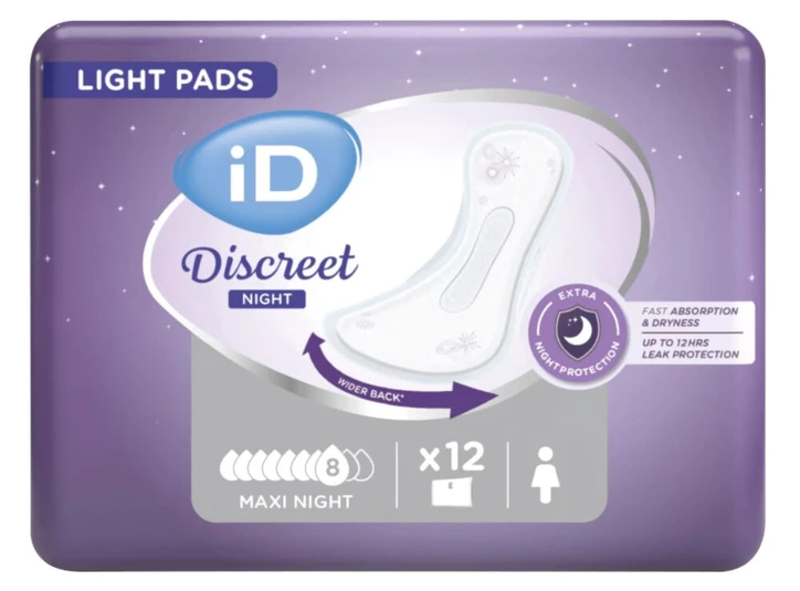 ID Discreet Light pads for women