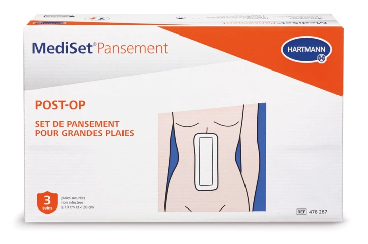 Set MEDISET® Pansement POST-OP pour grandes plaies