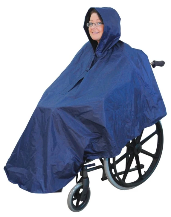 Poncho de protection spécial fauteuil