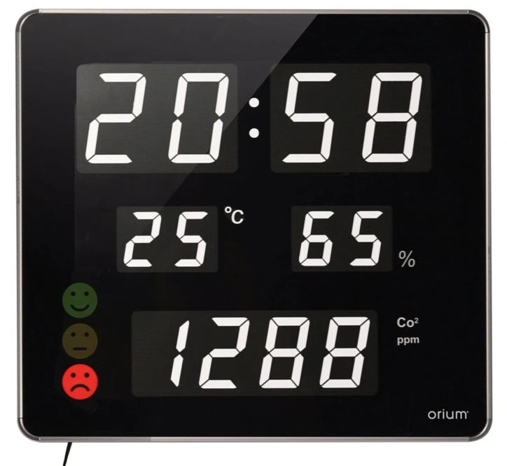 Mesureur de CO2 Horloge Quaelis 18