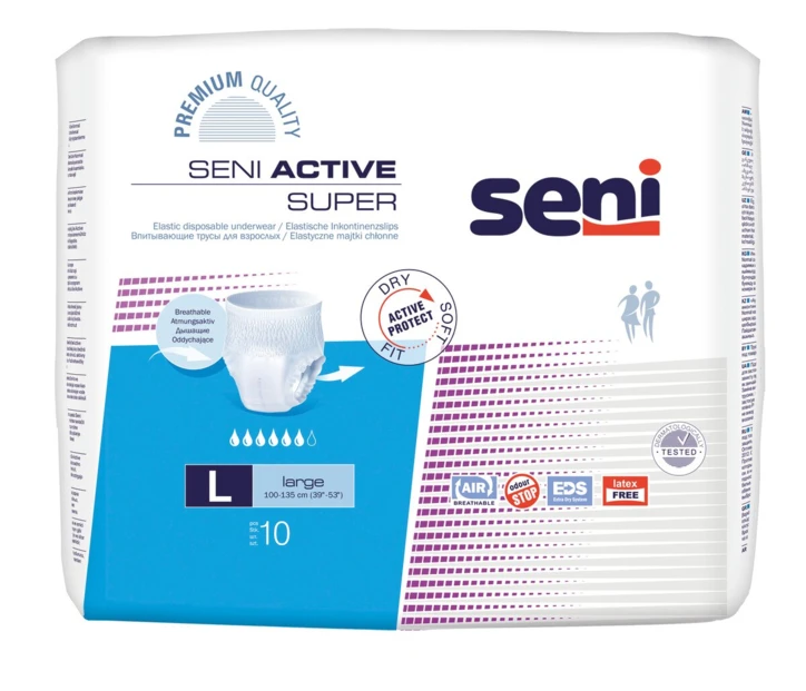 Slip absorbant élastiqué SENI active