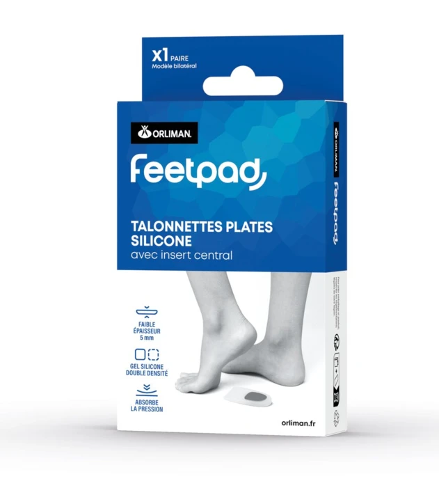 Talonnette plate silicone Orliman FeetPAD®