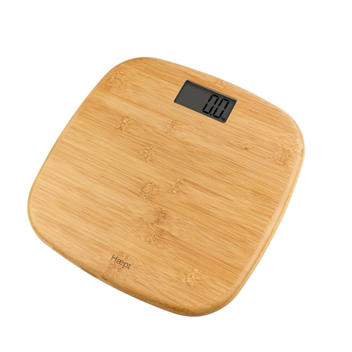 Pèse personne électronique en bambou HAEPI