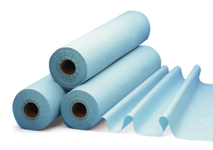 Draps d'examen plastifiés imperméables