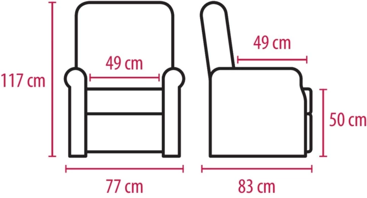 Fauteuil releveur EASY II - 2 moteurs