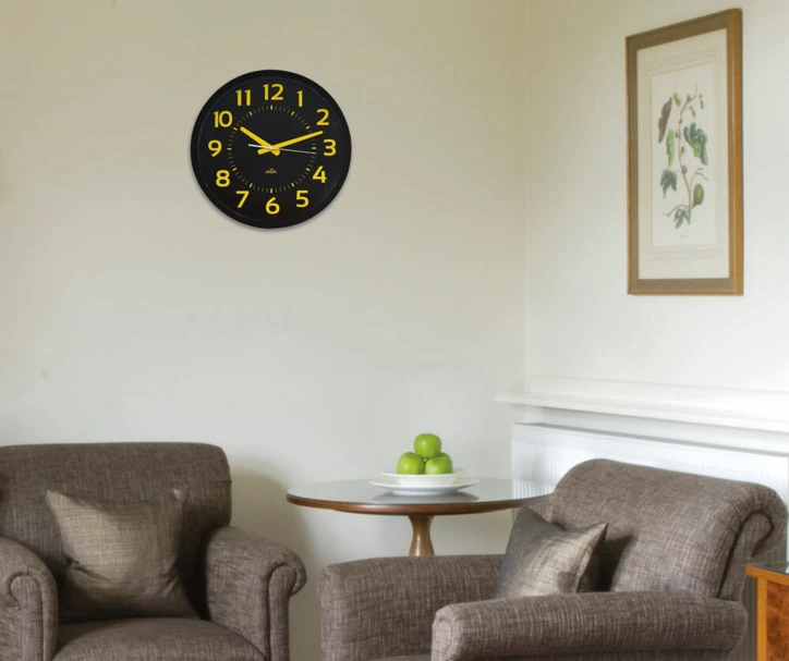 Horloge silencieuse CONTRASTE Ø 40 cm