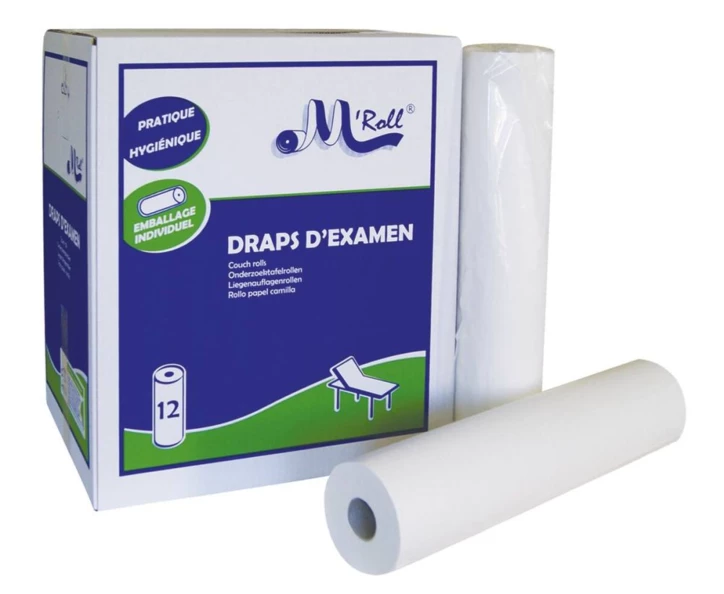 Drap d'examen en pure ouate
