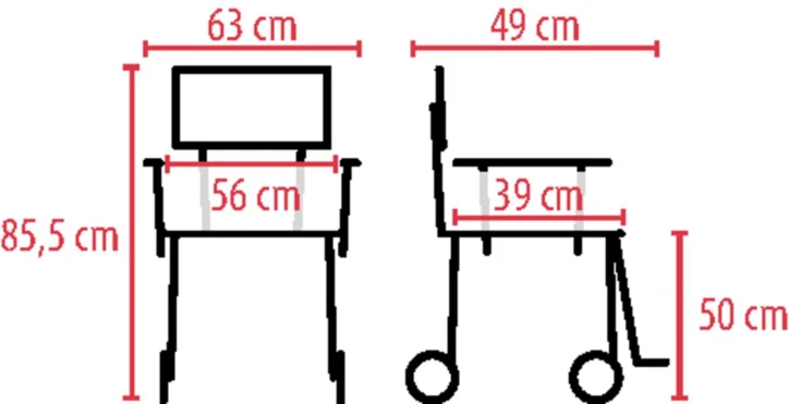 Chaise hygiénique NEW OPEN