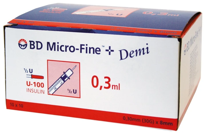Seringue à insuline 100 U/ML MICRO-FINE™ +