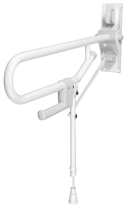 Barre d'appui rabattable avec pied