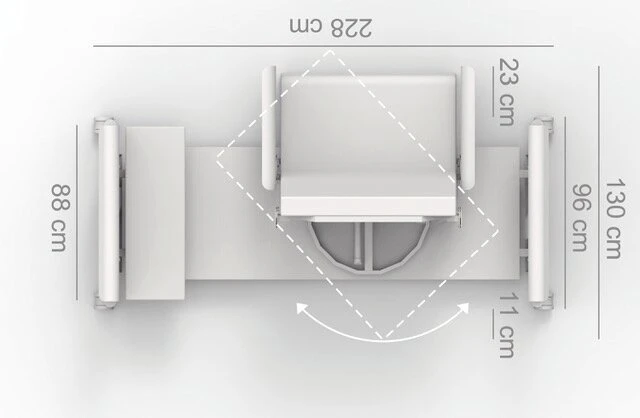 Lit rotatif ROTOBED® Free