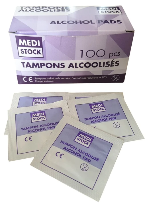 Tampons alcoolisés