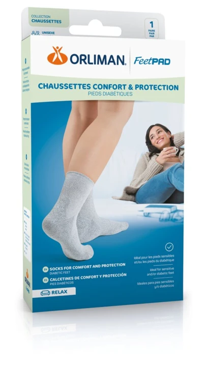 Chaussettes CONFORT ET PROTECTION RELAX Orliman FeetPAD®