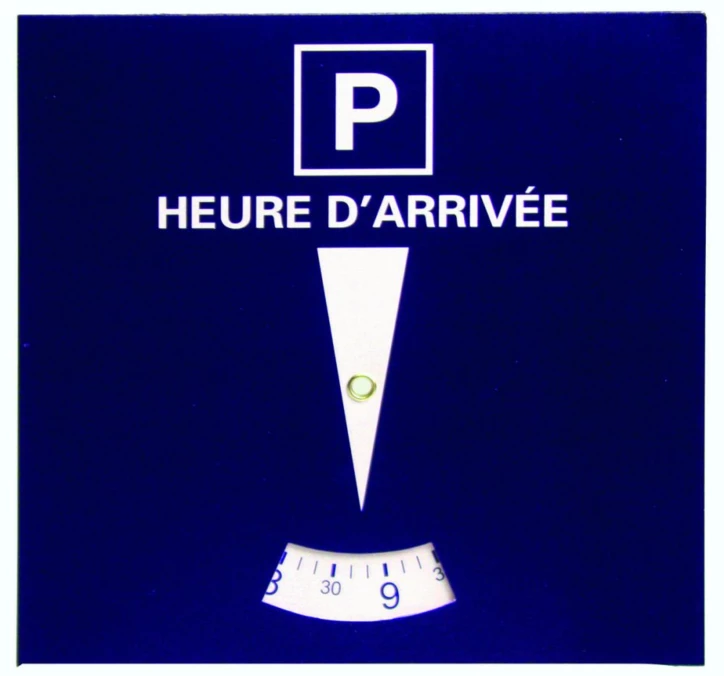 Disque de stationnement zone bleue