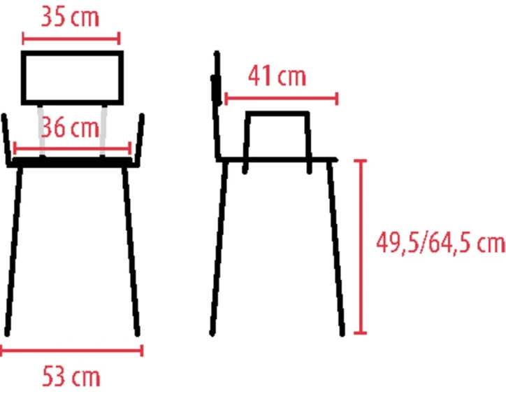 Chaise haute réglable