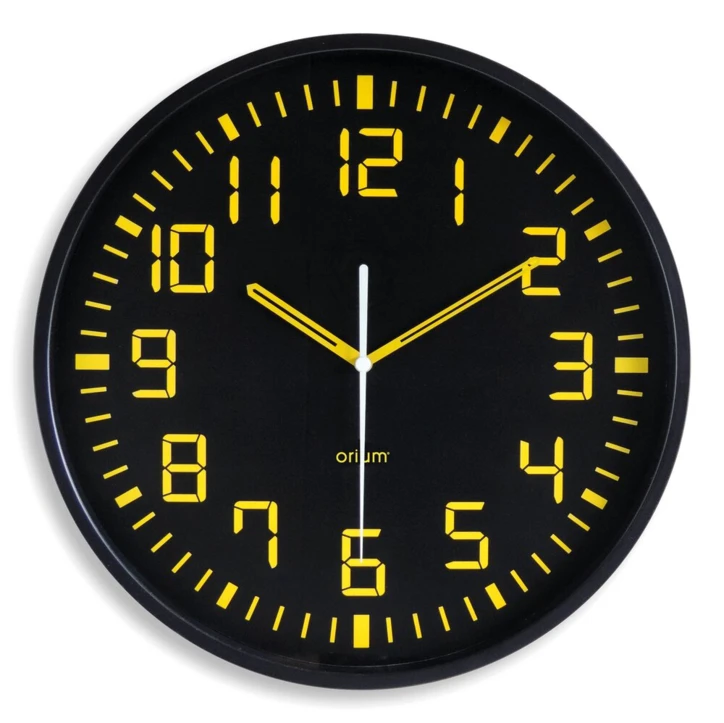 Horloge silencieuse CONTRASTE Ø 30 cm