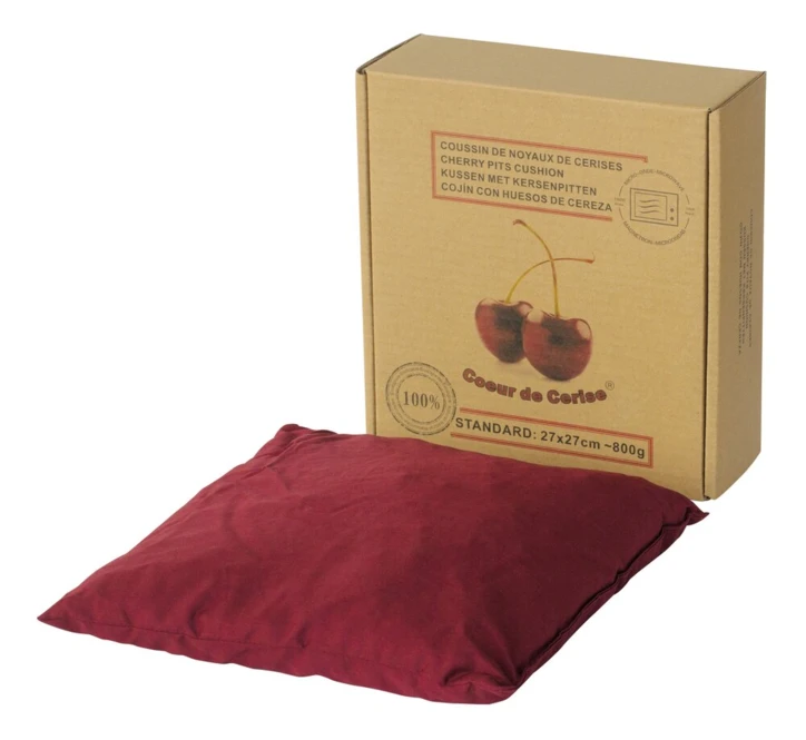 Coussin cœur de cerise