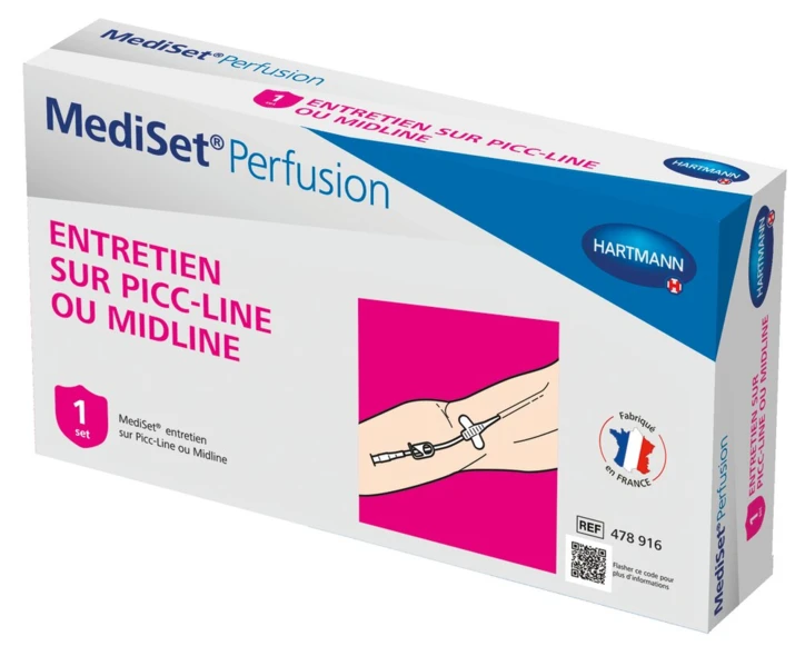 MEDISET® pose sur PICC LINE