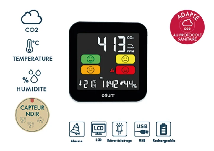 Mesureur de CO2 Quaelis 14