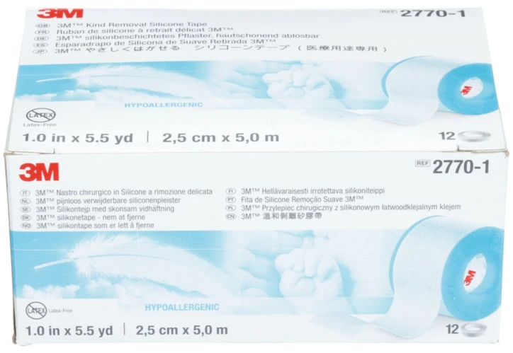 3M™ MICROPORE™ Silicone retrait atraumatique