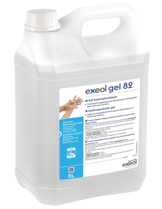 Gel hydroalcoolique EXEOL GEL 82(2)