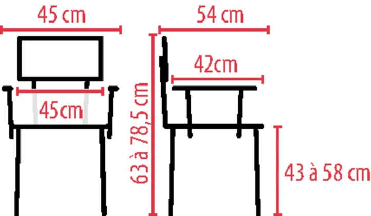 Chaise hygiénique BLUE STEEL