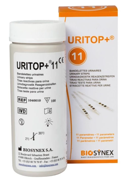 Bandelette d’analyse urinaire URITOP® +
