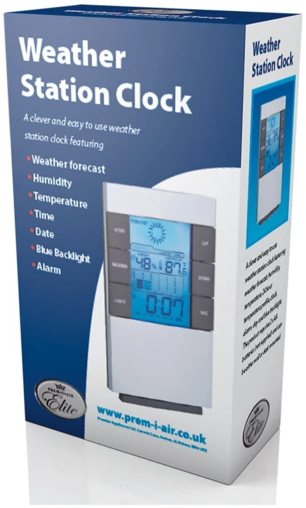 Station météo horloge